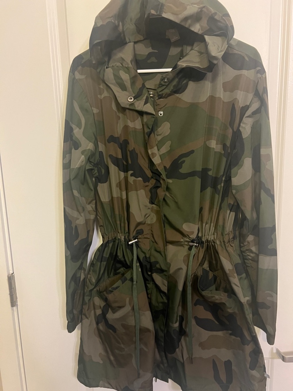 Women’s Camouflage Hooded Utility Jacket - Green Camo
